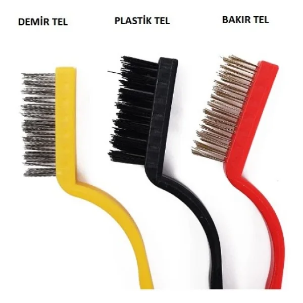 Tel Fırça Seti 3 Lü - Görsel 6