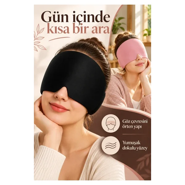 Mucit Home Mıgren Ve Baş Ağrısı Giderici Başlığı Sıcak Ve Soğuk Kompres Şapkası - Görsel 5