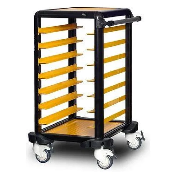 Gastrolley 75 Tekli Servis Tepsi Arabası, Etrafı Açık, 57x71x99 cm - Görsel 3