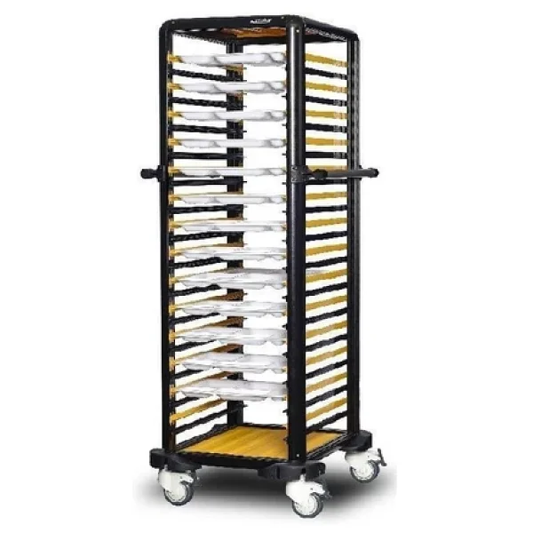 Gastrolley İkili Self Servis Arabası 150 (2 Yanı Kapalı) 104 x 71 x 174 (cm) - Görsel 3