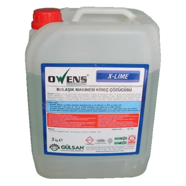 Owens X-Lime Ultra Bulaşık Makinesi Kireç Sökücü 5 kg - Görsel 3
