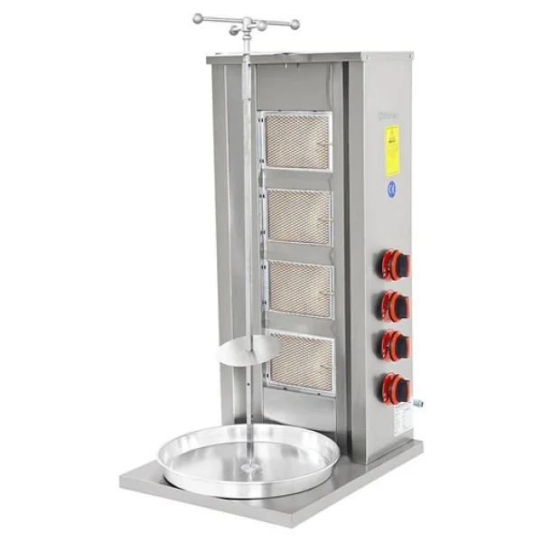 Himaksan Endüstriyel Sanayi Tipi Doğalgazlı 4 Radyanlı Döner Ocağı - Görsel 5