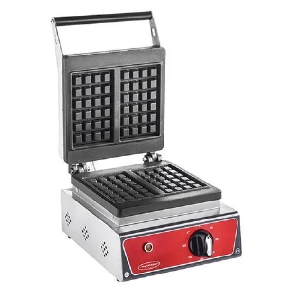 Karacasan Endüstriyel Elektrikli Döküm Kare Waffle Makinesi 2 Li - Görsel 2