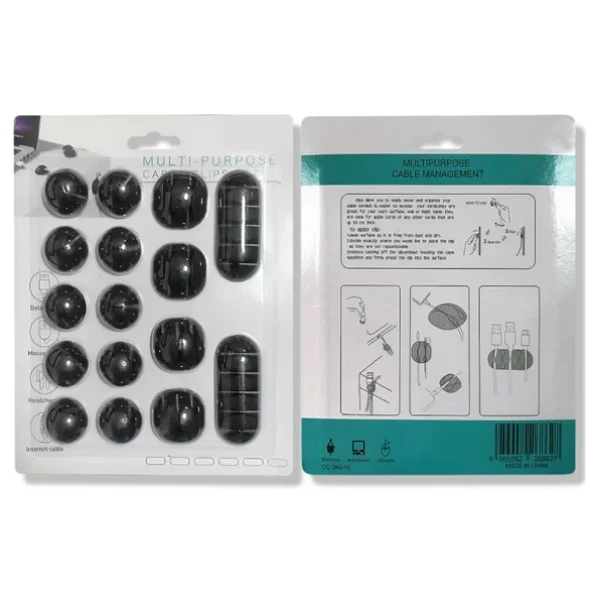 Kablo Düzenleyici Set 16 Parça - Görsel 2
