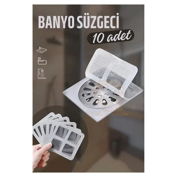 Banyo Gider Süzgeci 10 Adet 721135 - Görsel 2