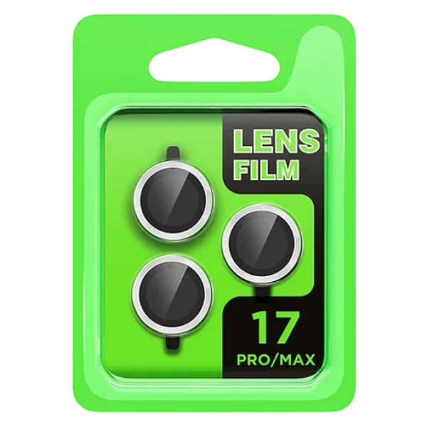 Apple iPhone 17 Pro Raze Metal Kamera Lens - Gümüş - Görsel 2