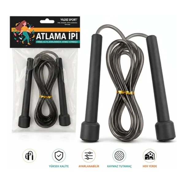 Atlama İpi - Kaymaz Tutmaçlı - Görsel 2