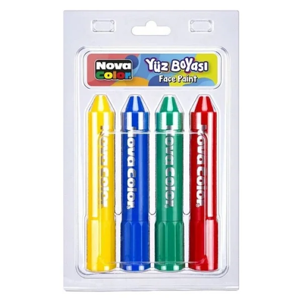 Nova Color NC-211 4'lü Yüz Boyası Seti - Görsel 2