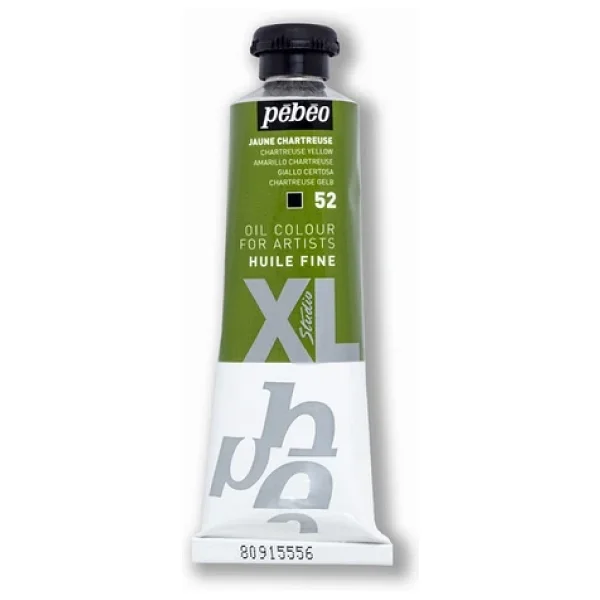 Pebeo Huile Fine XL 37 ml 52 Chartreuse Yellow Yağlı Boya - Görsel 5
