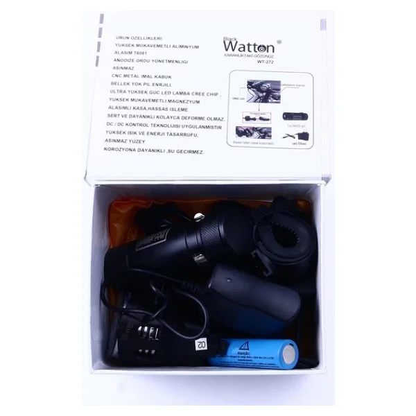 Watton WT-272 Bisiklet Feneri - Görsel 6