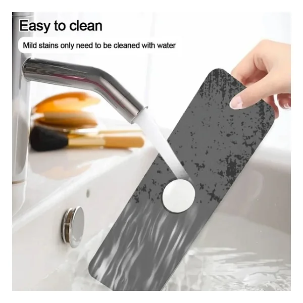 Su Emici Sihirli Lavabo Kenar Matı 38x13cm (5332) - Görsel 4