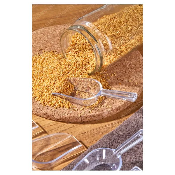 Kitchen Line 6 Adet Baharat Kaşığı - Şeker Reçel Baharatlık Kaşığı Şeffaf Küçük Boy - Görsel 6