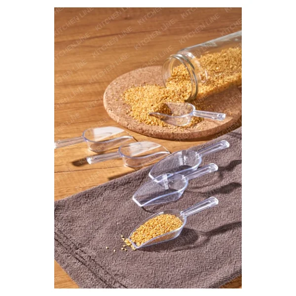 Kitchen Line 6 Adet Baharat Kaşığı - Şeker Reçel Baharatlık Kaşığı Şeffaf Küçük Boy - Görsel 7