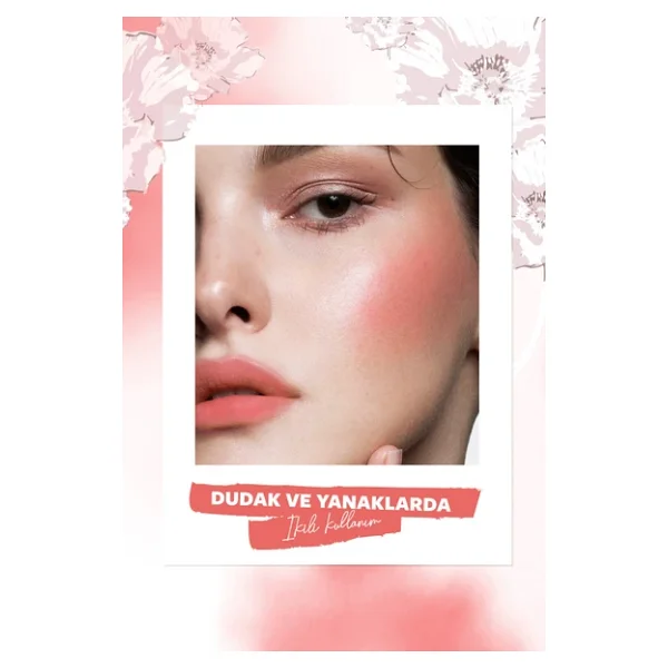 Pastel Full Bloom Lip & Blush 73 Bellini Ruj - Görsel 8