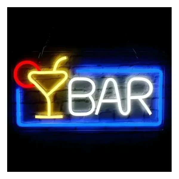 Bar Yazılı Neon LED Işık - Görsel 4