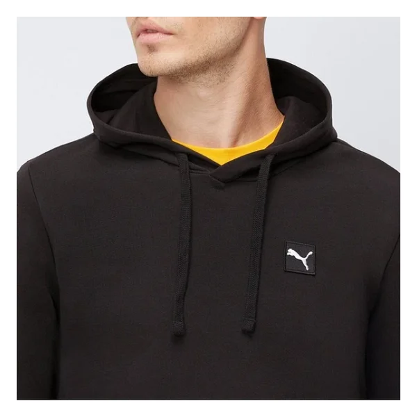 Puma Essentials Elevated 684728-01 Kapüşonlu Siyah Erkek Sweatshirt - Görsel 4