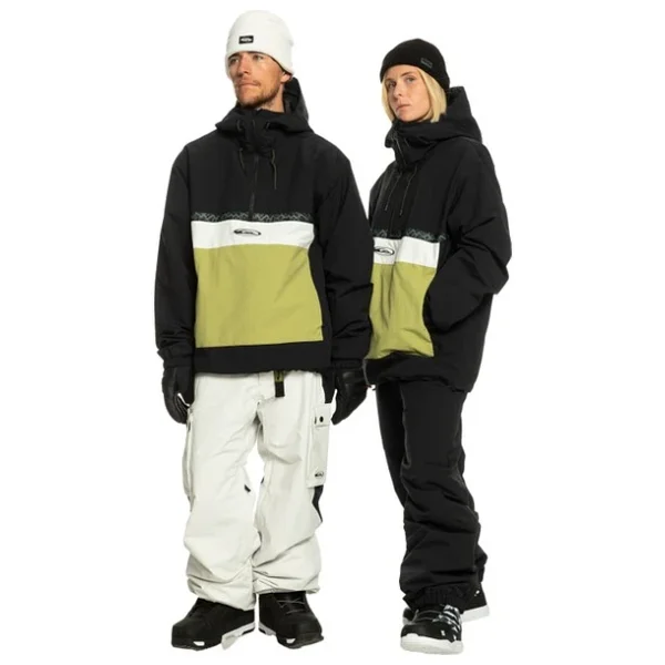 Quiksilver Unisex Snowboard Ceketi Steeze Siyah Siyah Siyah - Görsel 4