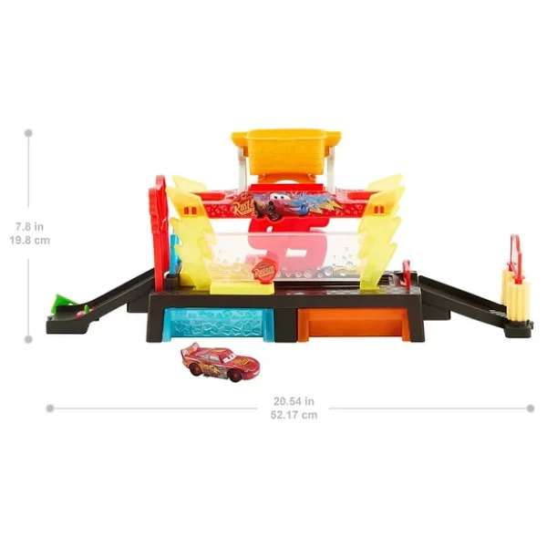 Disney Cars Renk Değiştiren McQueen ile Araba Yıkama Oyun Seti JBM70 - Görsel 9