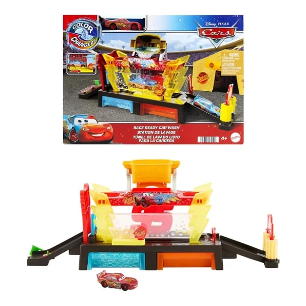 Disney Cars Renk Değiştiren McQueen ile Araba Yıkama Oyun Seti JBM70 - Görsel 7