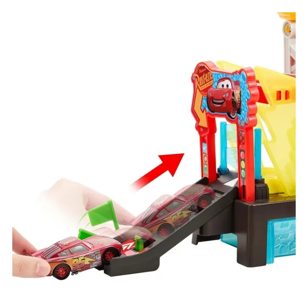 Disney Cars Renk Değiştiren McQueen ile Araba Yıkama Oyun Seti JBM70 - Görsel 8