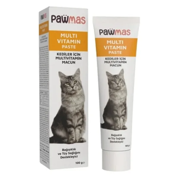 Pawmas Multivitamin 100 gr Kedi Macunu - Görsel 4