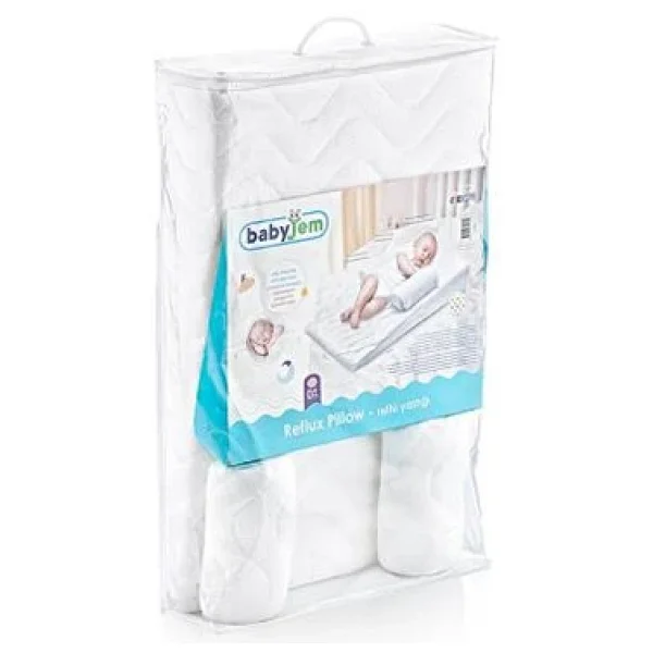Babyjem Beyaz Bebek Reflü Yastığı - Görsel 5