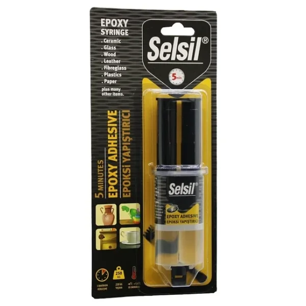 Epoksi Yapıştırıcı Şırınga 28GR Çok Amaçlı Metal, Ahşap ve Cam Için - Görsel 2