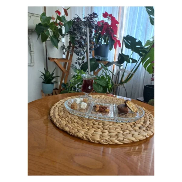 Paşabahçe Elegant 54903 Bölmeli Oval Servis Tabağı - Görsel 8