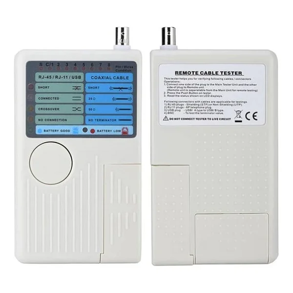 Powermaster Rj11+rj45+usb+bnc Cat6 Network Kablo Test Cihazı Pm-20629 - Görsel 7