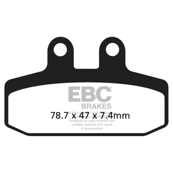 Ebc Fa256 Aprılıa Leonardo300 , Scarabeo 500 , Mana850 Ön Arka Fren Balatası - Görsel 2