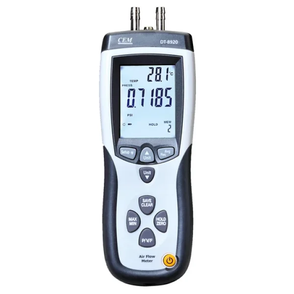 Cem DT-8920 Basınç Akış Ölçü Aleti - Görsel 3