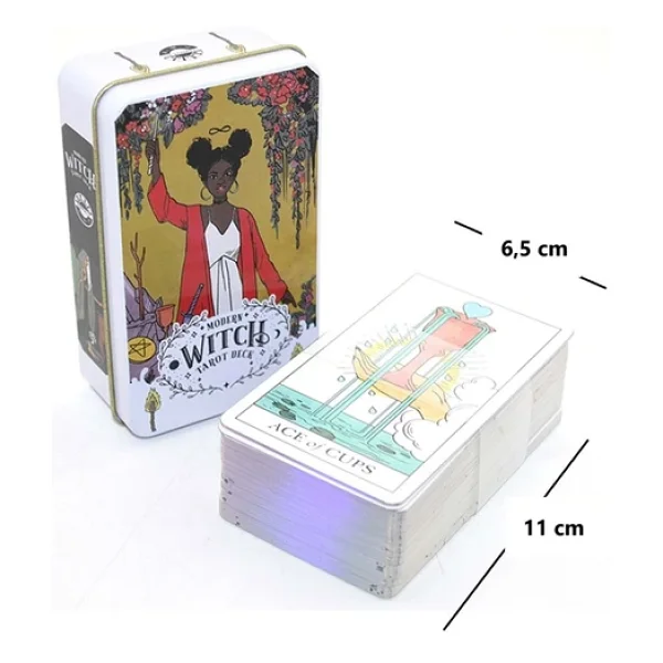 Modern Witch Metal Kutulu Tarot Kartı - Görsel 2
