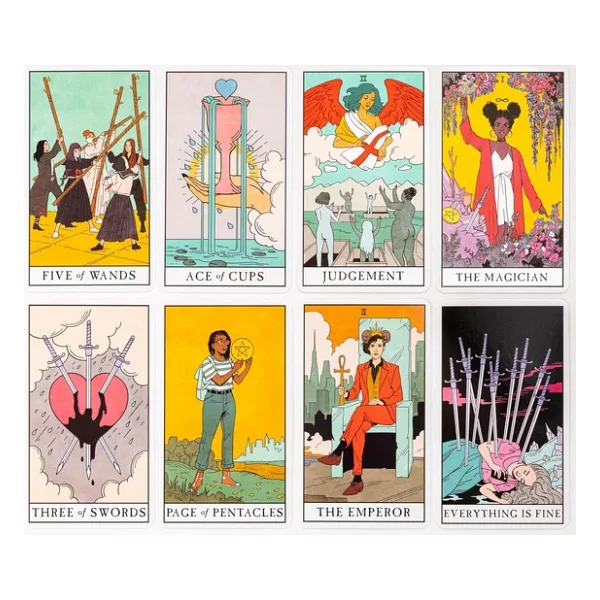 Modern Witch Metal Kutulu Tarot Kartı - Görsel 3