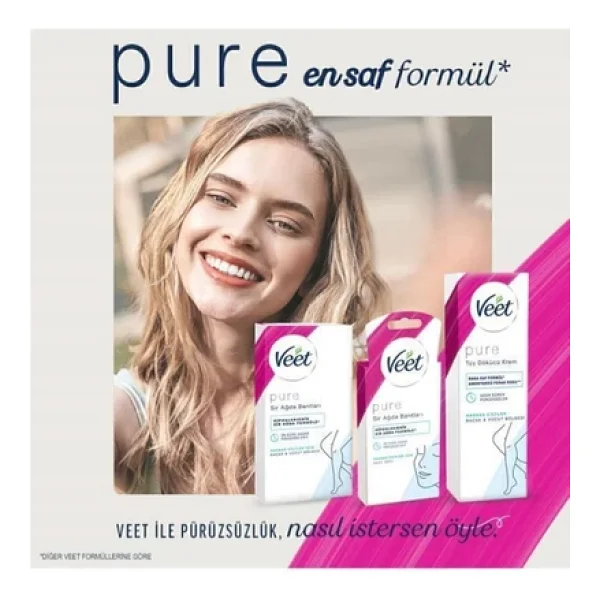 Veet Pure 200ml Tüy Dökücü Krem Hassas Ciltler X 3 - Görsel 7