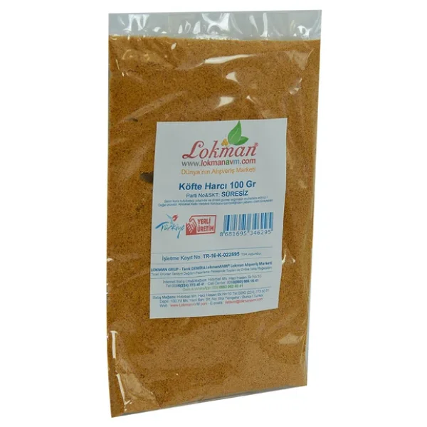 Lokmanavm Köfte Harcı Baharat Karışımı 100 Gr Paket - Görsel 3