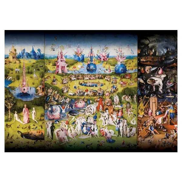 Art Puzzle Dünyevi Zevkler Bahçesi Hieronymus Bosch 2000 Parça Puzzle 5494 - Görsel 4