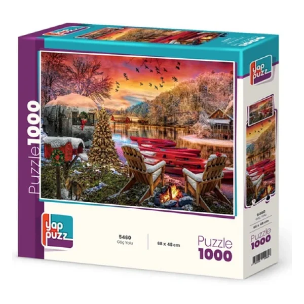 Yappuzz Göç Yolu 1000 Parça Puzzle - Görsel 3