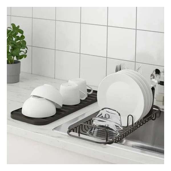 IKEA Tezgah Üstü Mini Bulaşıklık Antrasit Renk Pratik Mutfak Ürünleri - Görsel 5