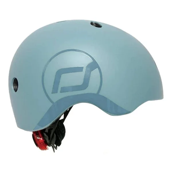 Scoot & Ride Unisex_Adult bisiklet kaskı Bisiklet Kask, Çelik, 45 51 cm kadar - Görsel 3