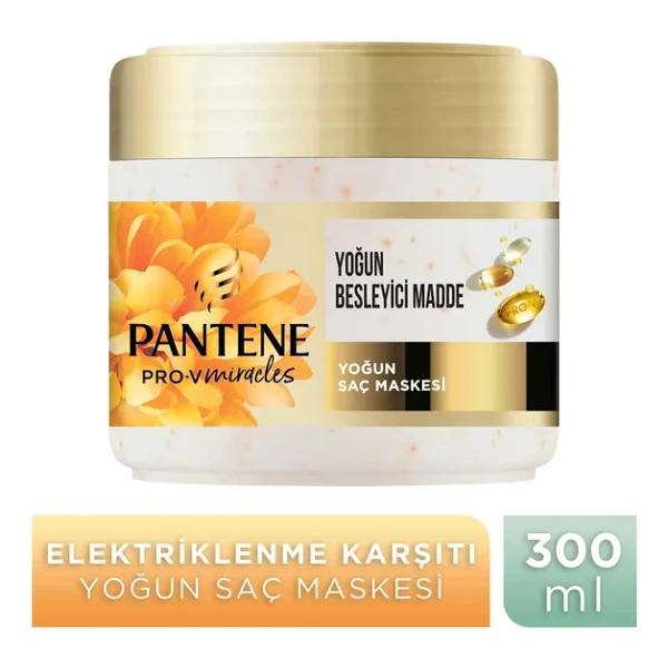 Pantene Pro-V Miracles Frizz No More Elektriklenme Karşıtı Saç Maskesi 300 ml - Görsel 5
