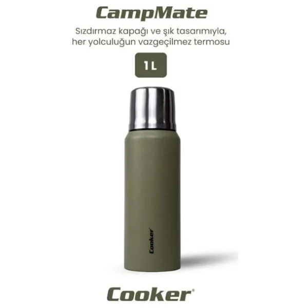 Cooker CKR-2081 1 lt Çelik Termos - Görsel 5