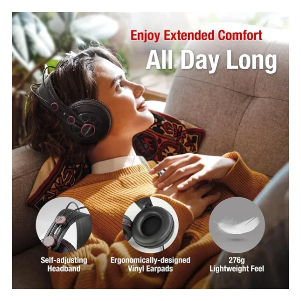 Superlux HD681 Kulak Üstü Stüdyo Kulaklığı - Görsel 10