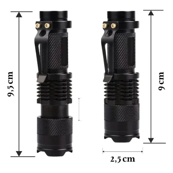 UV-102 Ultraviyole Mor Işık Fener, 365 Nm Uv El Feneri, Tırnak Oje Kurutucu, Değerli Taş Tespiti - Görsel 4