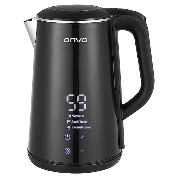 Onvo OVKTL01 1500 W Dijital Çelik Kettle - Görsel 4