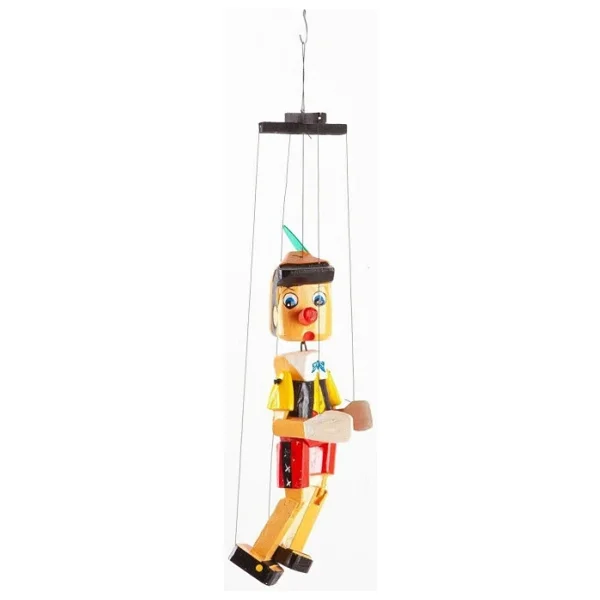Dünyadan Hediyeler Ahşap Pinokyo Kukla Küçük Boy 20 cm - Görsel 9