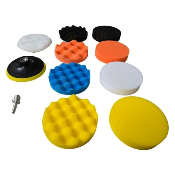 Sgs Pasta Polisaj Seti 115 Mm. Sünger-taban-ped-adaptör - 11 Parça - Görsel 4