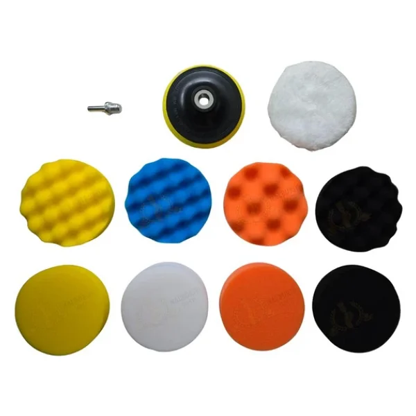 Sgs Pasta Polisaj Seti 115 Mm. Sünger-taban-ped-adaptör - 11 Parça - Görsel 3