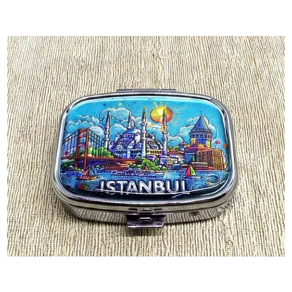 İstanbul Temalı İlaç Kutusu Alk4367 - Görsel 3