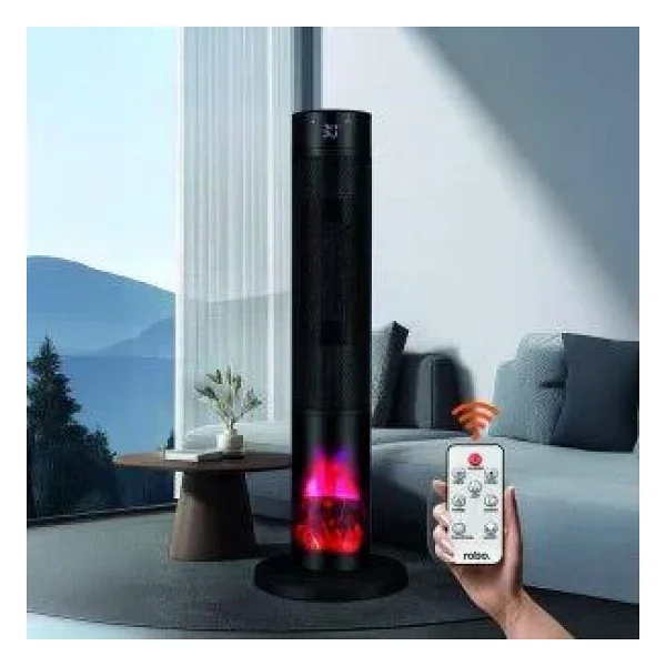 Robo 2000 W Şömineli Kule Tipi Isıtıcı - Görsel 2
