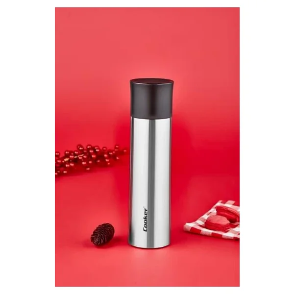 Cooker CKR-2074 Siyah 750 ml Çelik Termos - Görsel 4
